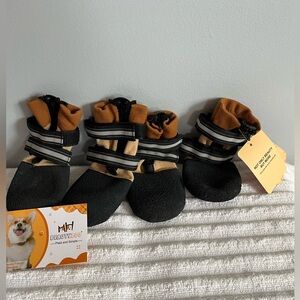 NWT BeautyZoo Dog Booties  in tan size XL
